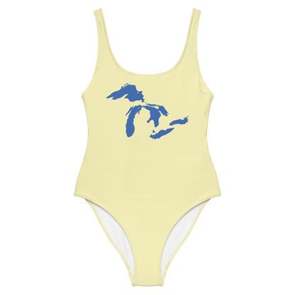 Great Lakes One-Piece Swimsuit | Canary Yellow