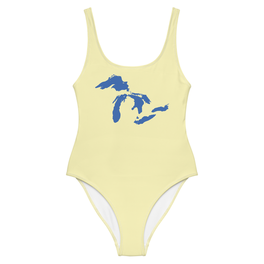 Great Lakes One-Piece Swimsuit | Canary Yellow