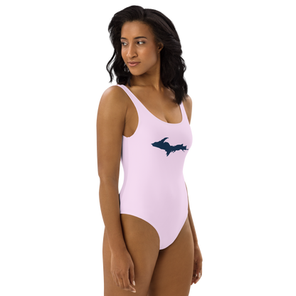 Michigan Upper Peninsula One-Piece Swimsuit (w/ UP Outline) | Selago