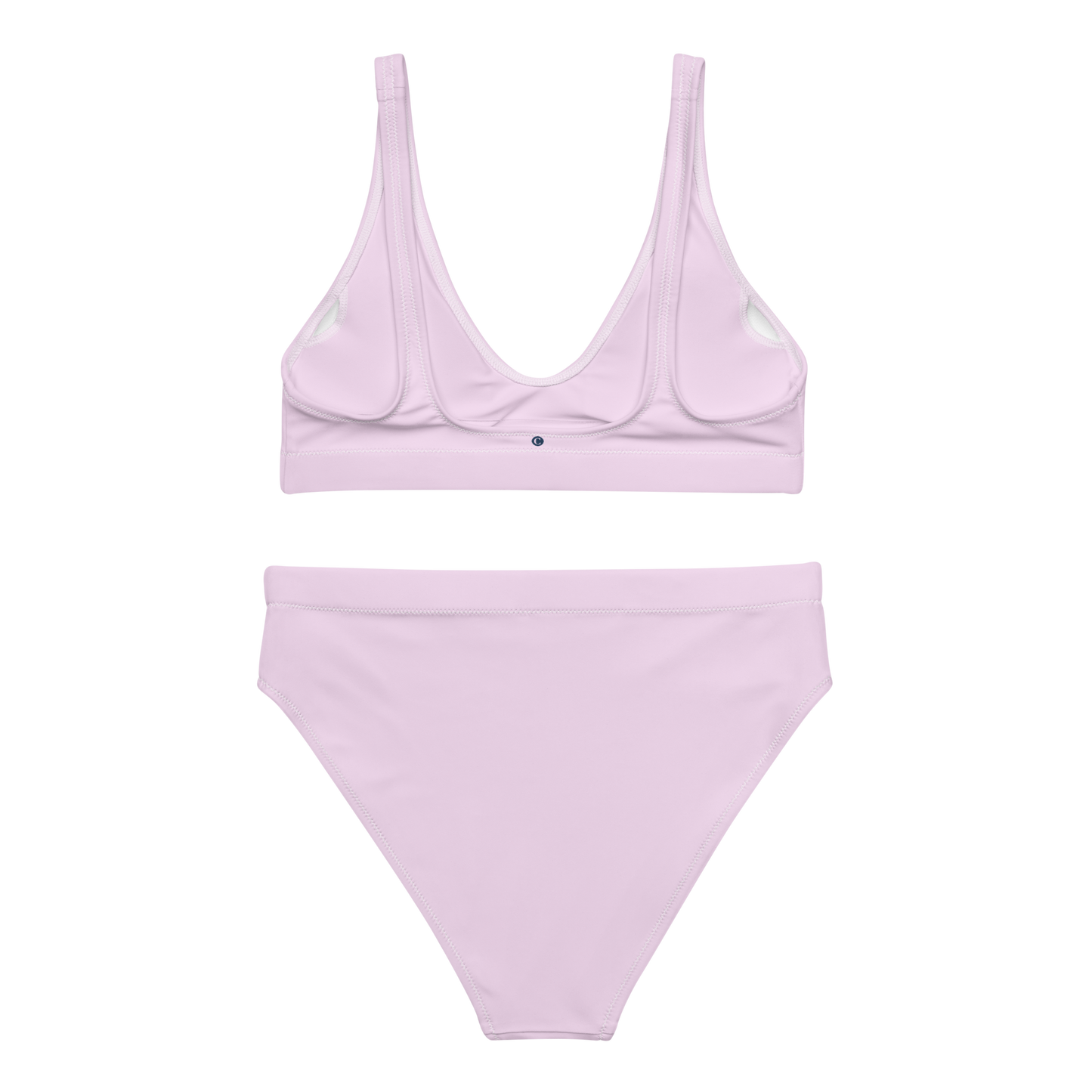 Michigan Upper Peninsula High-Waisted Bikini (w/ Dual UP Outlines) | Pale Lavender