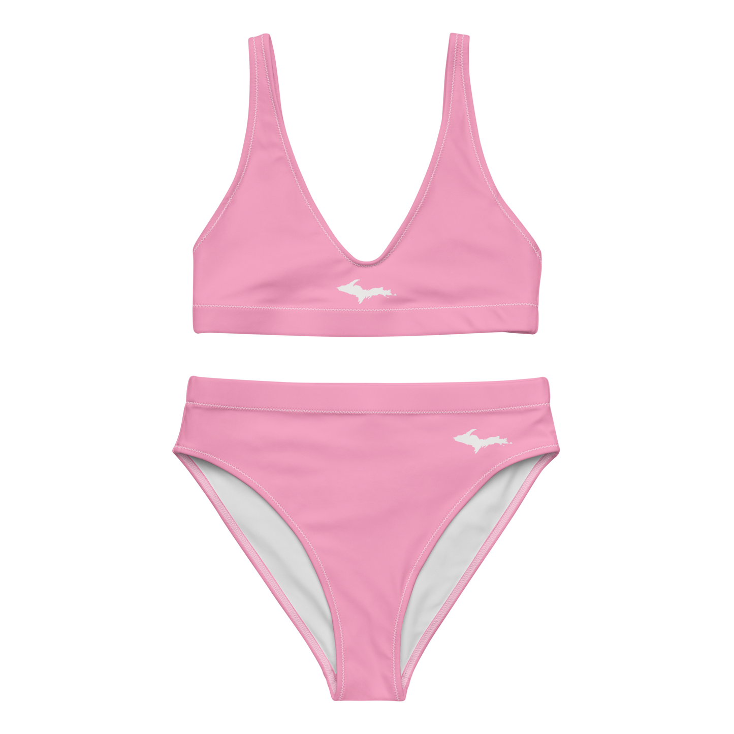 Michigan Upper Peninsula String Bikini (w/ Dual UP Outlines) | '67 Caddie Pink