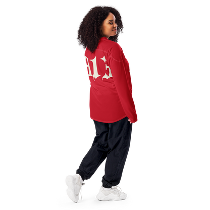 'Detroit 313' Hockey Jersey | Aliform Red