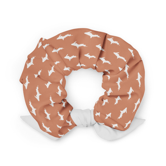 Michigan Upper Peninsula Scrunchie (w/ UP Outline) | Copper Color