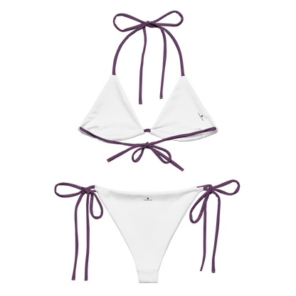 Michigan Upper Peninsula String Bikini (w/ Dual UP Outlines) | Plum