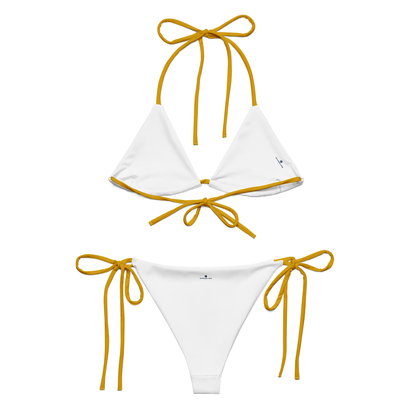 Michigan Upper Peninsula String Bikini (w/ Dual UP Outlines) | Gold