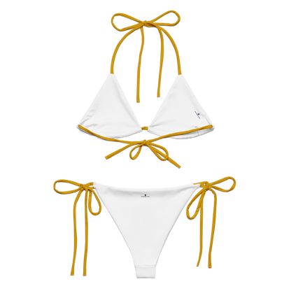 Michigan Upper Peninsula String Bikini (w/ Dual UP Outlines) | Gold