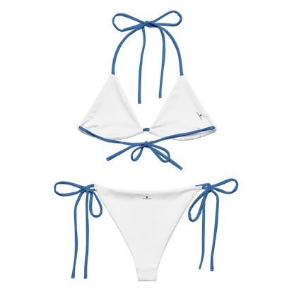 Michigan Upper Peninsula String Bikini (w/ Dual UP Outlines) | Lake Superior Blue