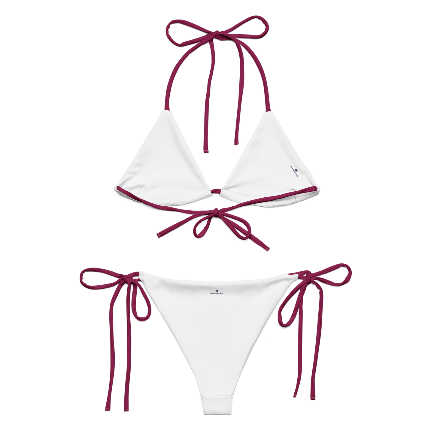 Michigan Upper Peninsula String Bikini (w/ Dual UP Outlines) | Ruby Red