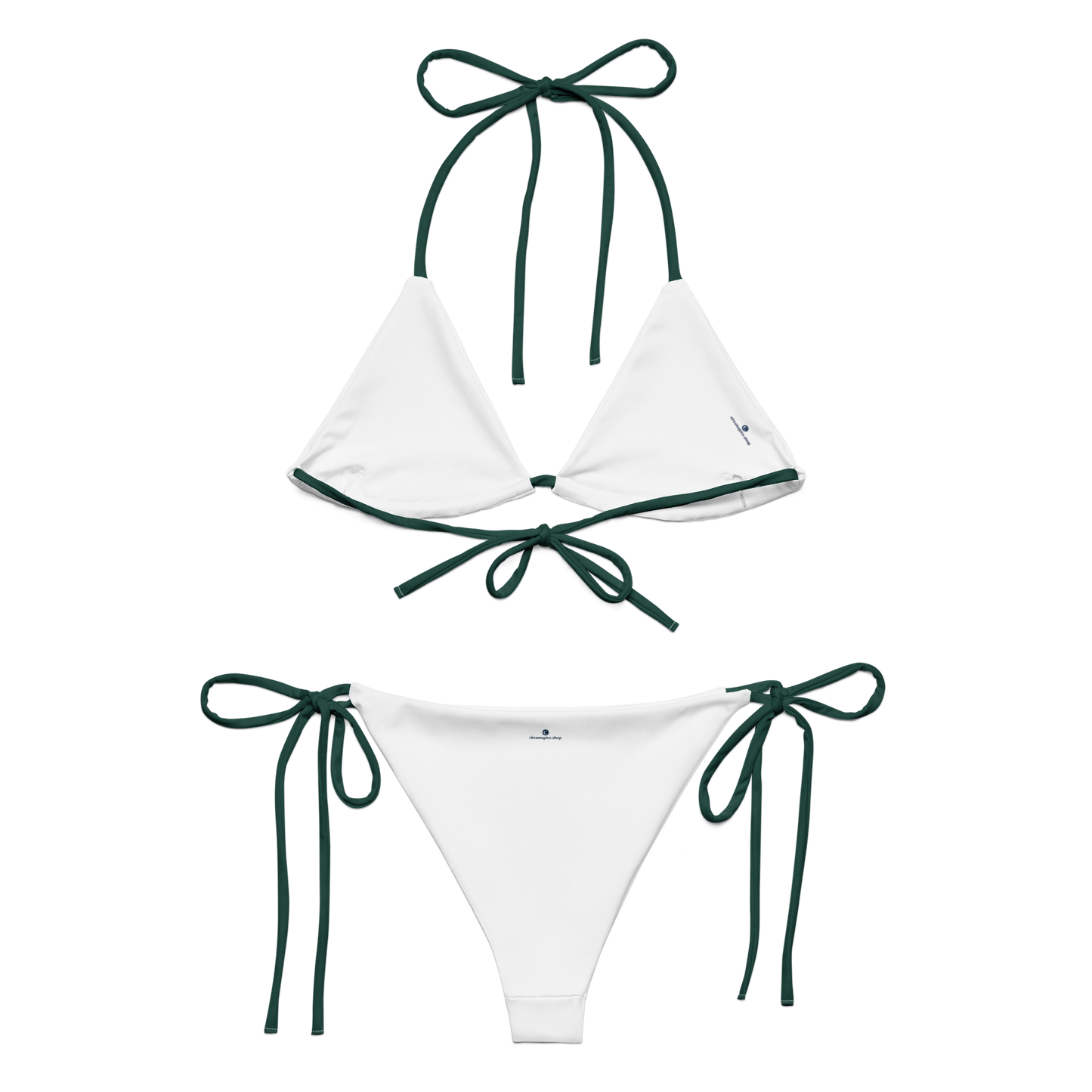 Michigan Upper Peninsula String Bikini (w/ Dual UP Outlines) | Laconic Green