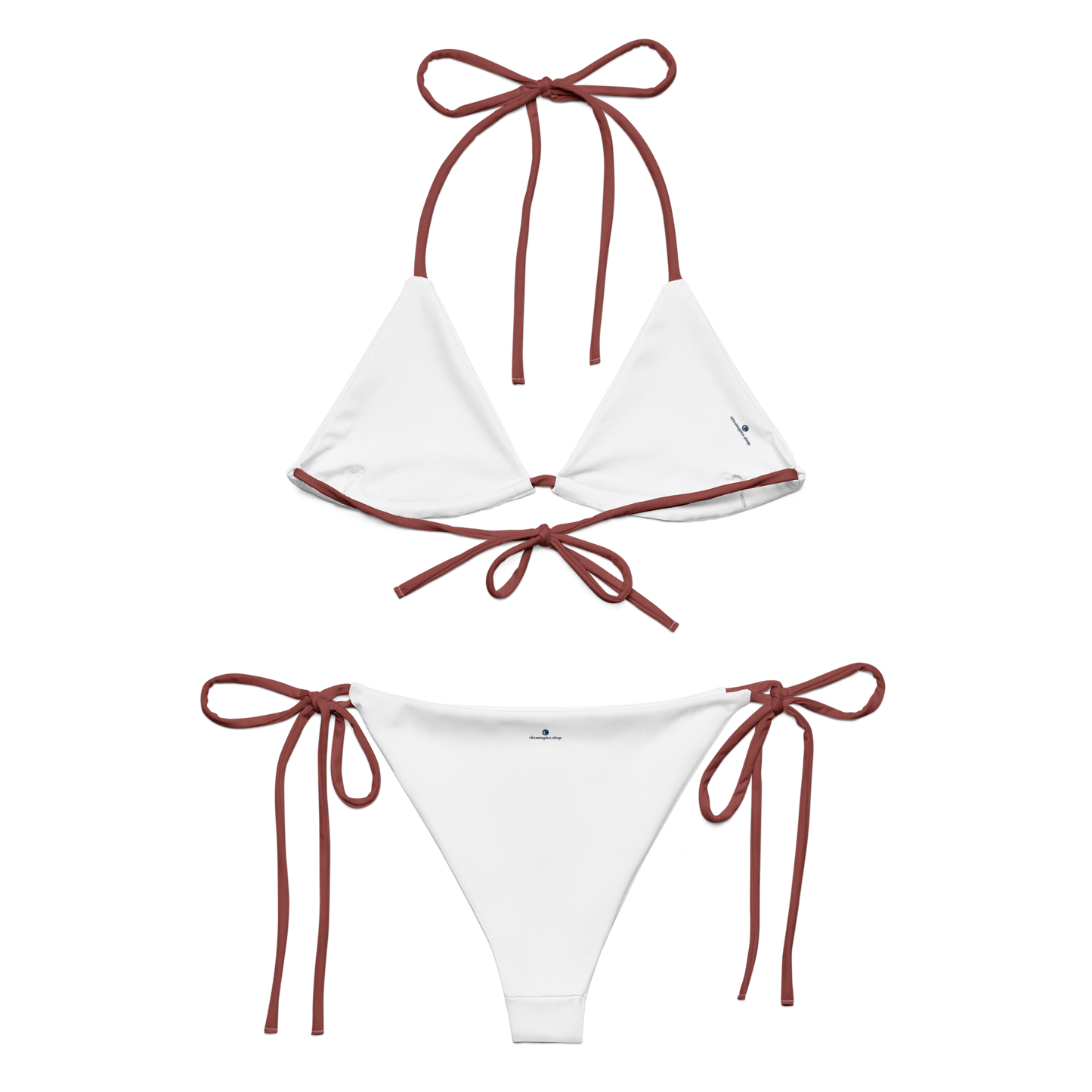 Michigan Upper Peninsula String Bikini (w/ Dual UP Outlines) | Ore Dock Red