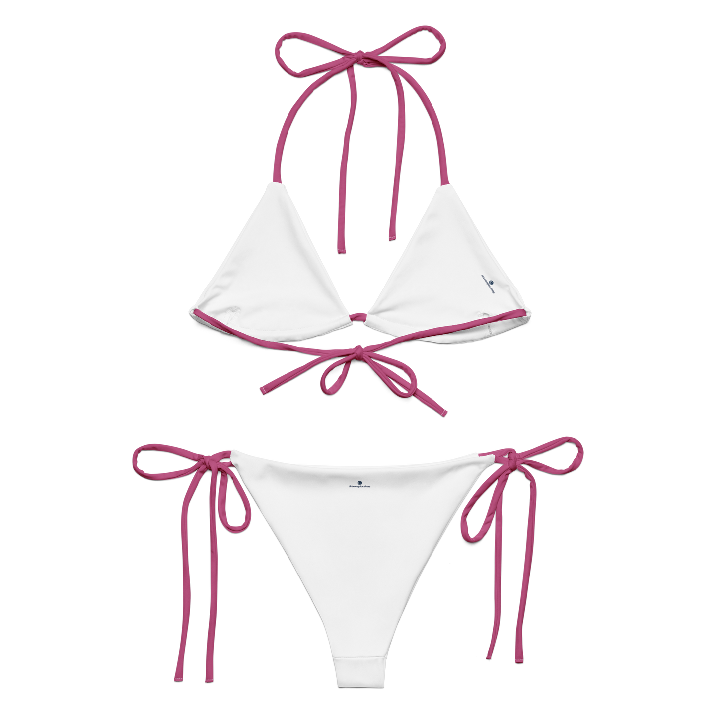 Michigan Upper Peninsula String Bikini (w/ Dual UP Outlines) | Apple Blossom Pink