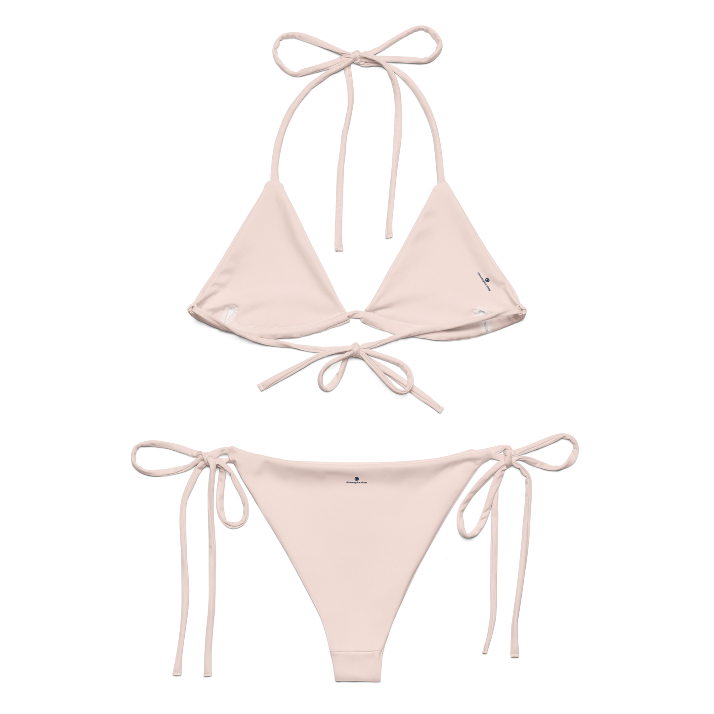 Michigan Upper Peninsula String Bikini (w/ Dual UP Outlines) | Champagne Pink