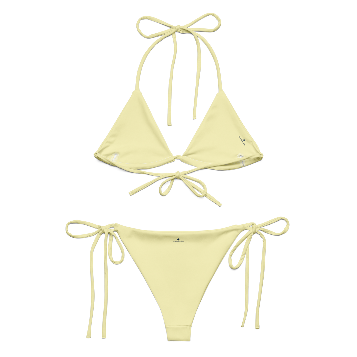 Michigan Upper Peninsula String Bikini (w/ Dual UP Outlines) | Canary Yellow