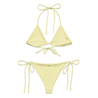 Michigan Upper Peninsula String Bikini (w/ Dual UP Outlines) | Canary Yellow