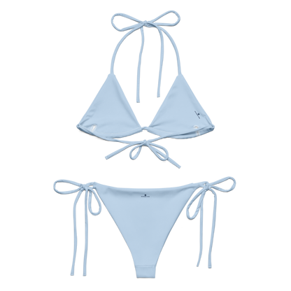 Michigan Upper Peninsula String Bikini (w/ Dual UP Outlines) | Light Blue