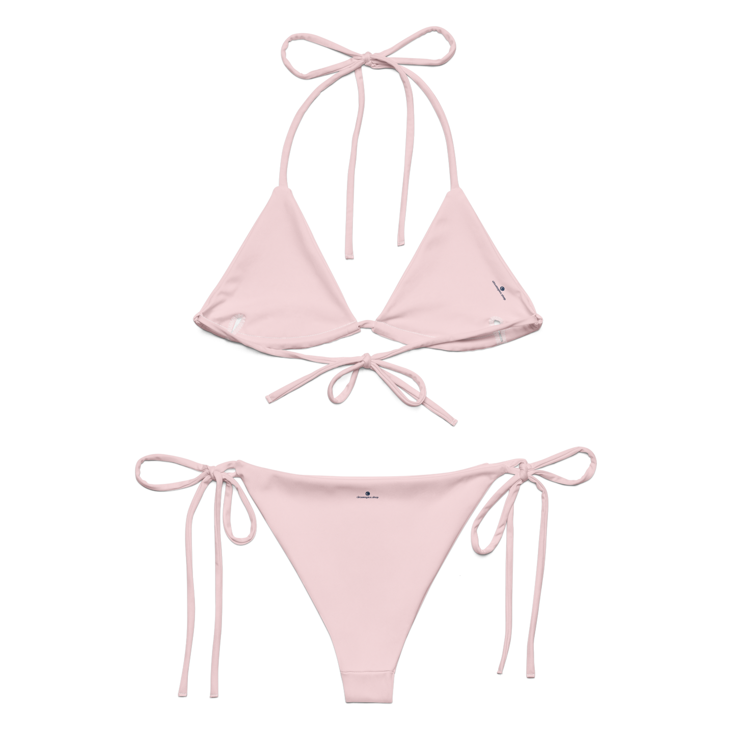 Michigan Upper Peninsula String Bikini (w/ UP USA Flag) | Pale Pink