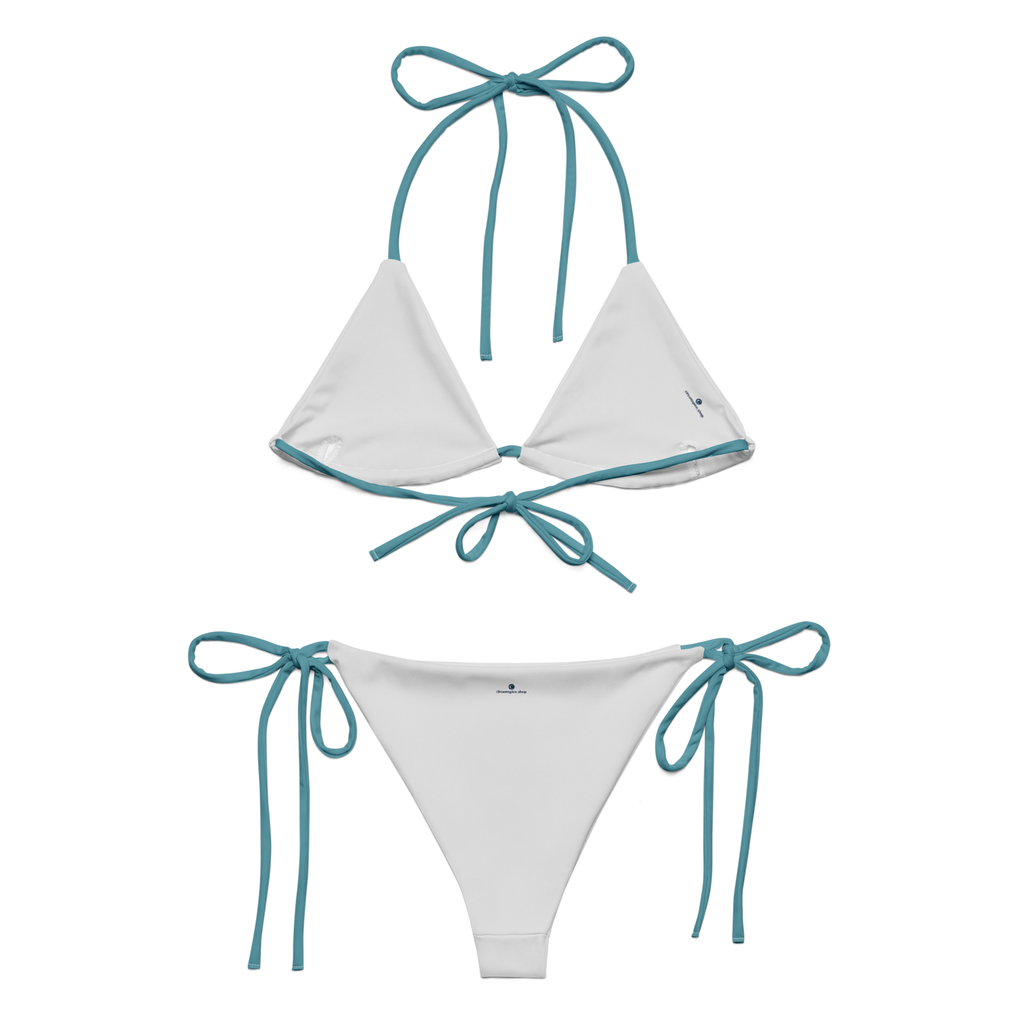 Michigan Upper Peninsula String Bikini (w/ UP USA Flag) | Lake Huron Blue