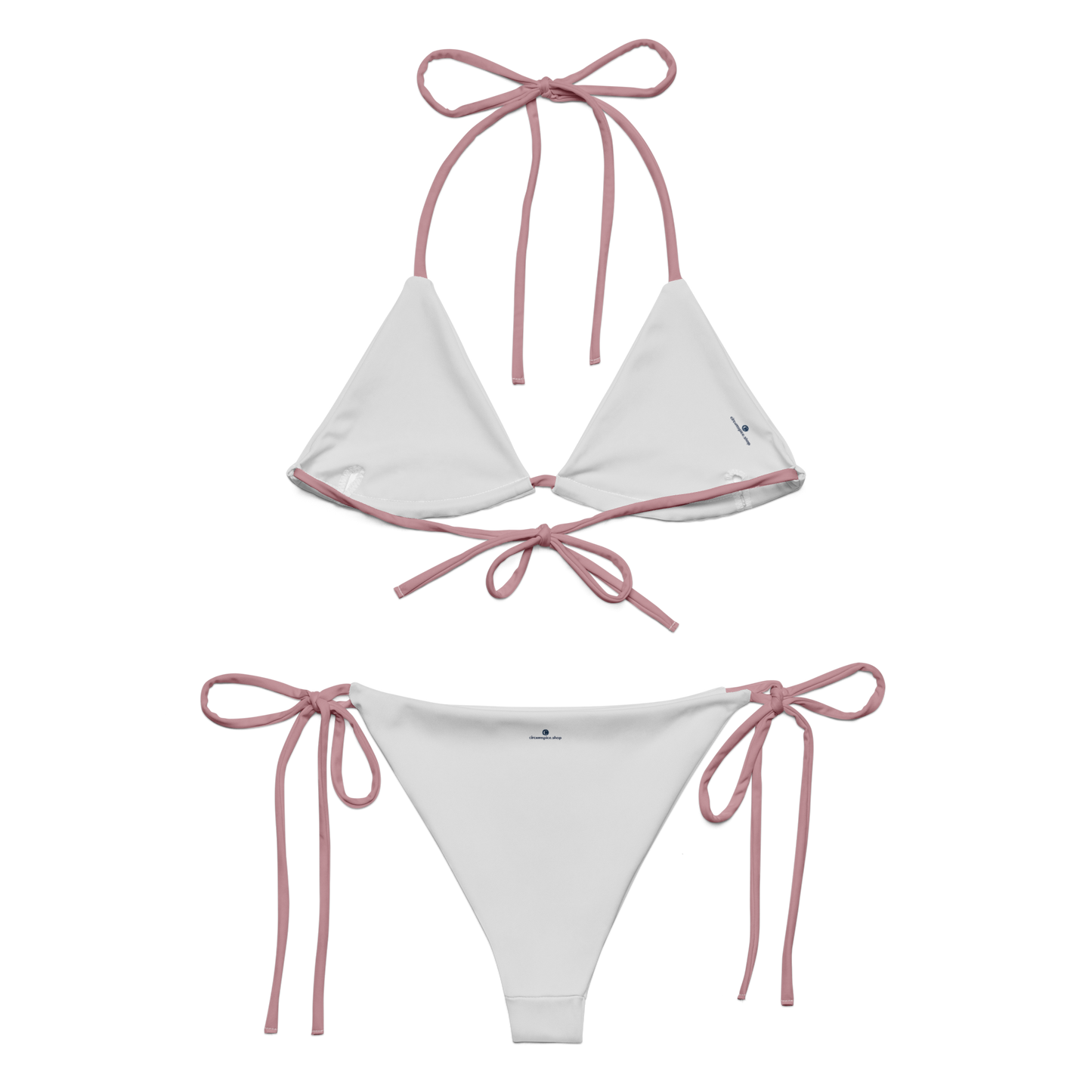 Michigan Upper Peninsula String Bikini (w/ UP USA Flag) | Cherry Blossom Pink