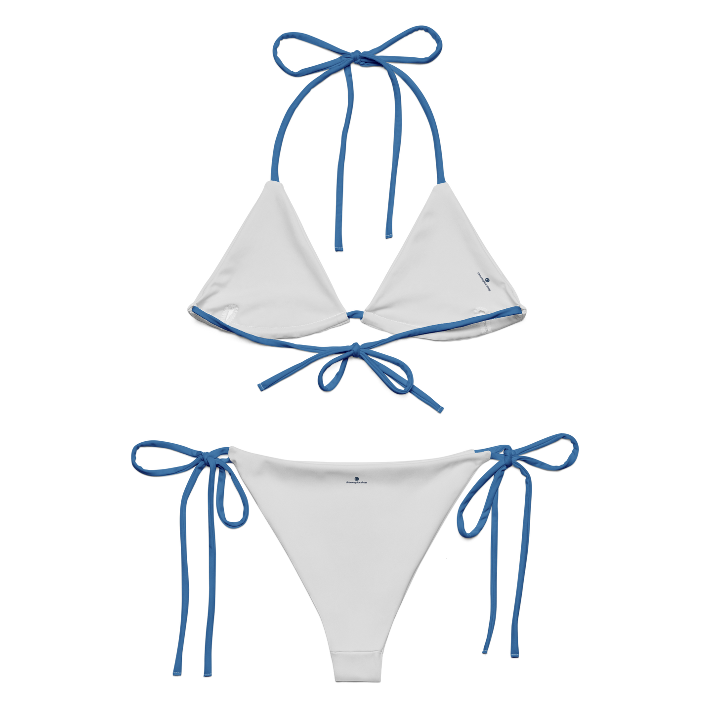 Michigan Upper Peninsula String Bikini (w/ UP USA Flag) | Lake Superior Blue