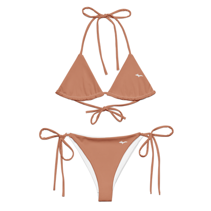 Michigan Upper Peninsula String Bikini (w/ Dual UP Outlines) | Copper Color