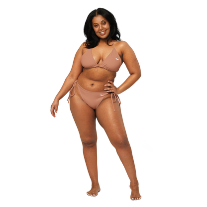 Michigan Upper Peninsula String Bikini (w/ Dual UP Outlines) | Copper Color