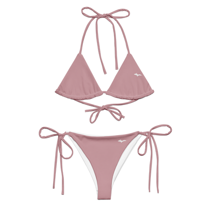 Michigan Upper Peninsula String Bikini (w/ Dual UP Outlines) | Cherry Blossom