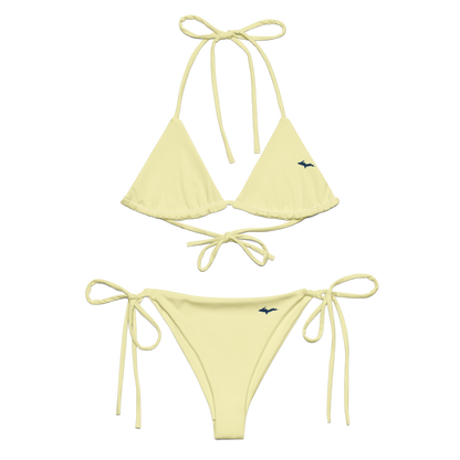 Michigan Upper Peninsula String Bikini (w/ Dual UP Outlines) | Canary Yellow