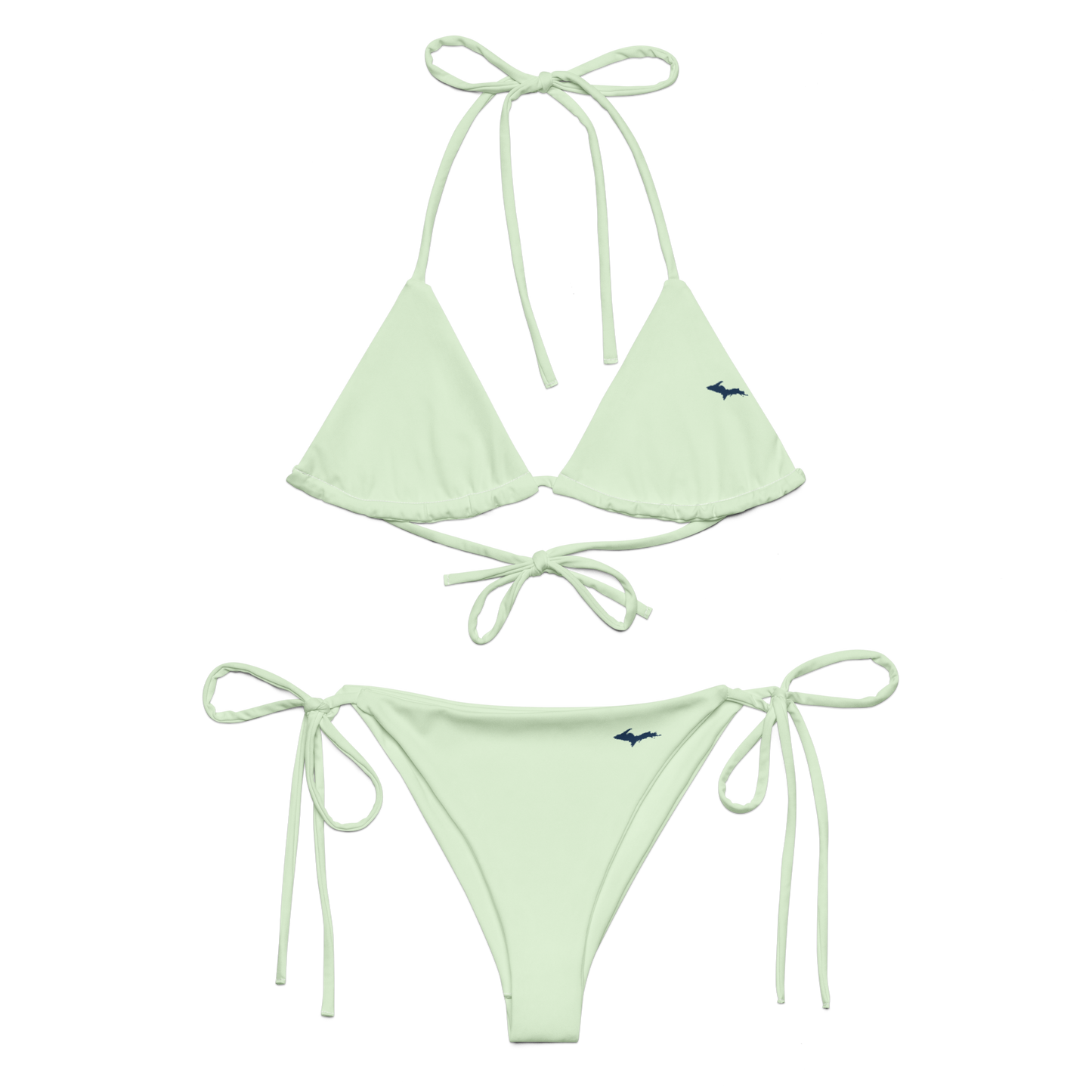 Michigan Upper Peninsula String Bikini (w/ Dual UP Outlines) | Dew Green