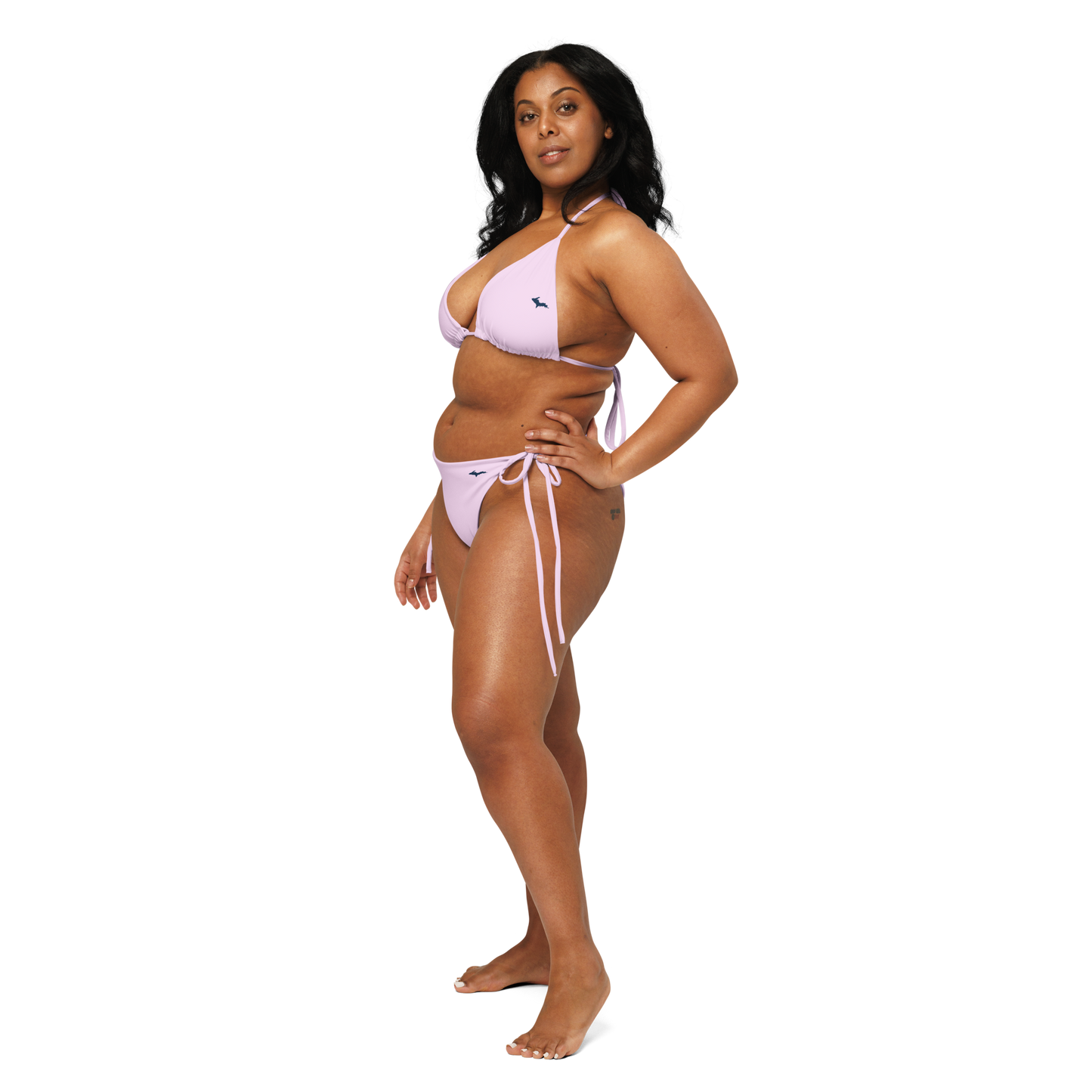 Michigan Upper Peninsula String Bikini (w/ Dual UP Outlines) | Pale Lavender