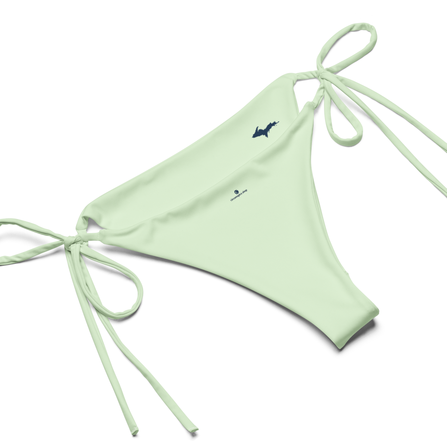 Michigan Upper Peninsula String Bikini (w/ Dual UP Outlines) | Dew Green