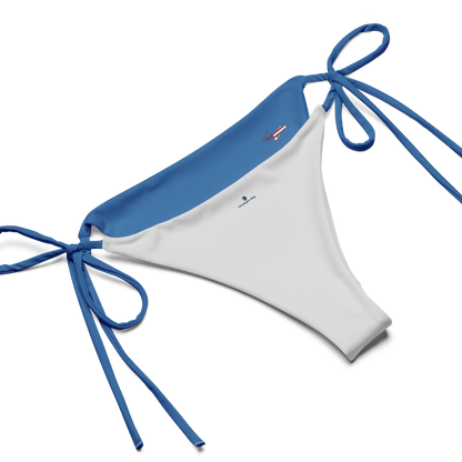 Michigan Upper Peninsula String Bikini (w/ UP USA Flag) | Lake Superior Blue