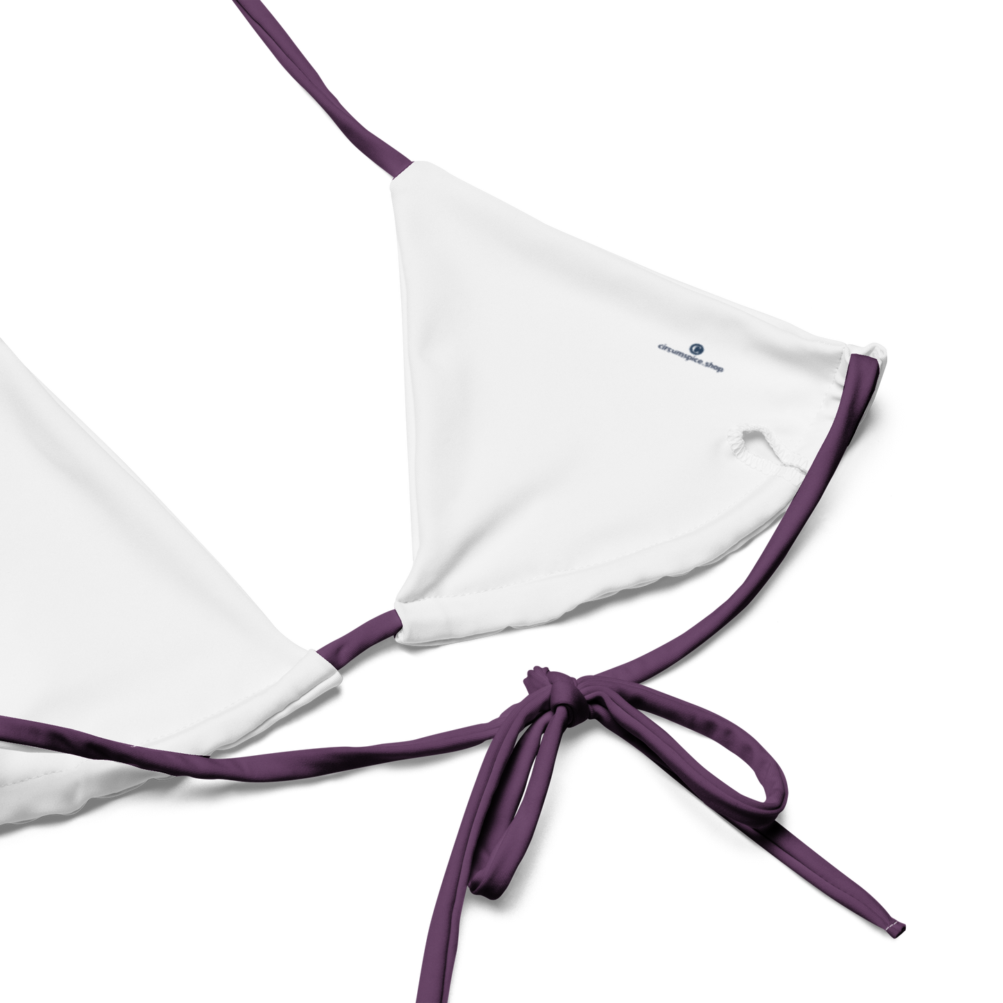 Michigan Upper Peninsula String Bikini (w/ Dual UP Outlines) | Plum