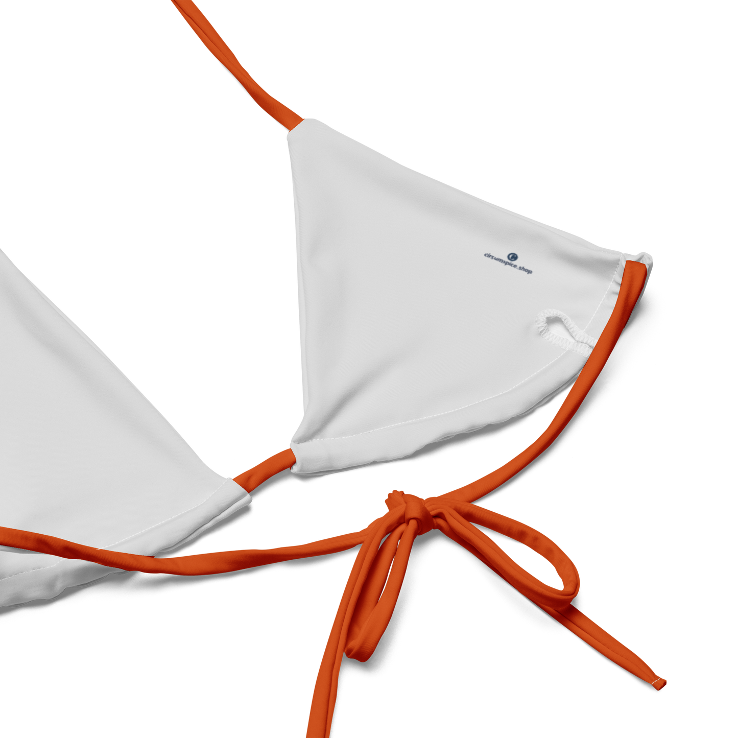 Michigan Upper Peninsula String Bikini (w/ UP USA Flag) | Maple Leaf Orange