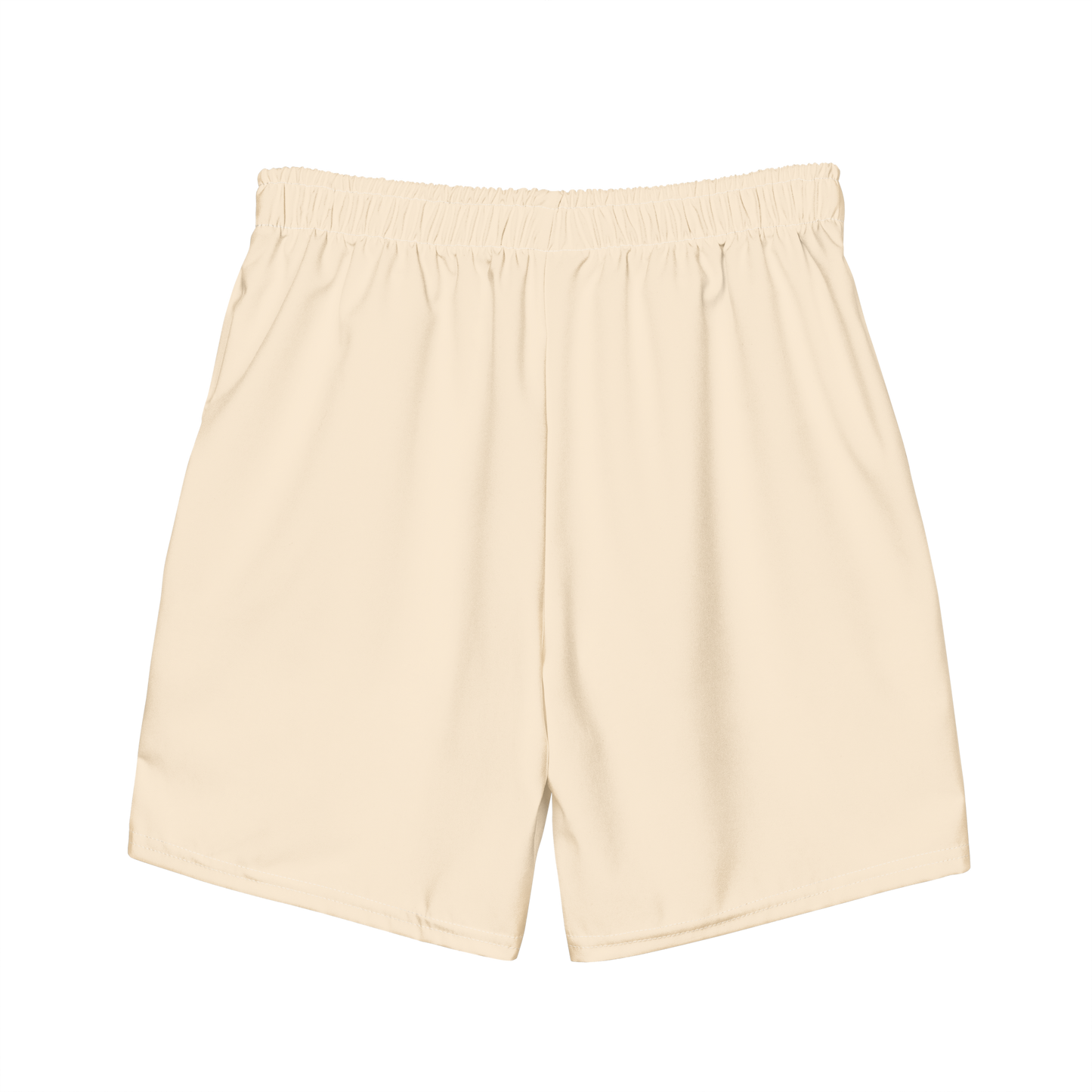 Michigan Upper Peninsula Men's Swim Trunks (w/ UP USA Flag ) | Champagne White