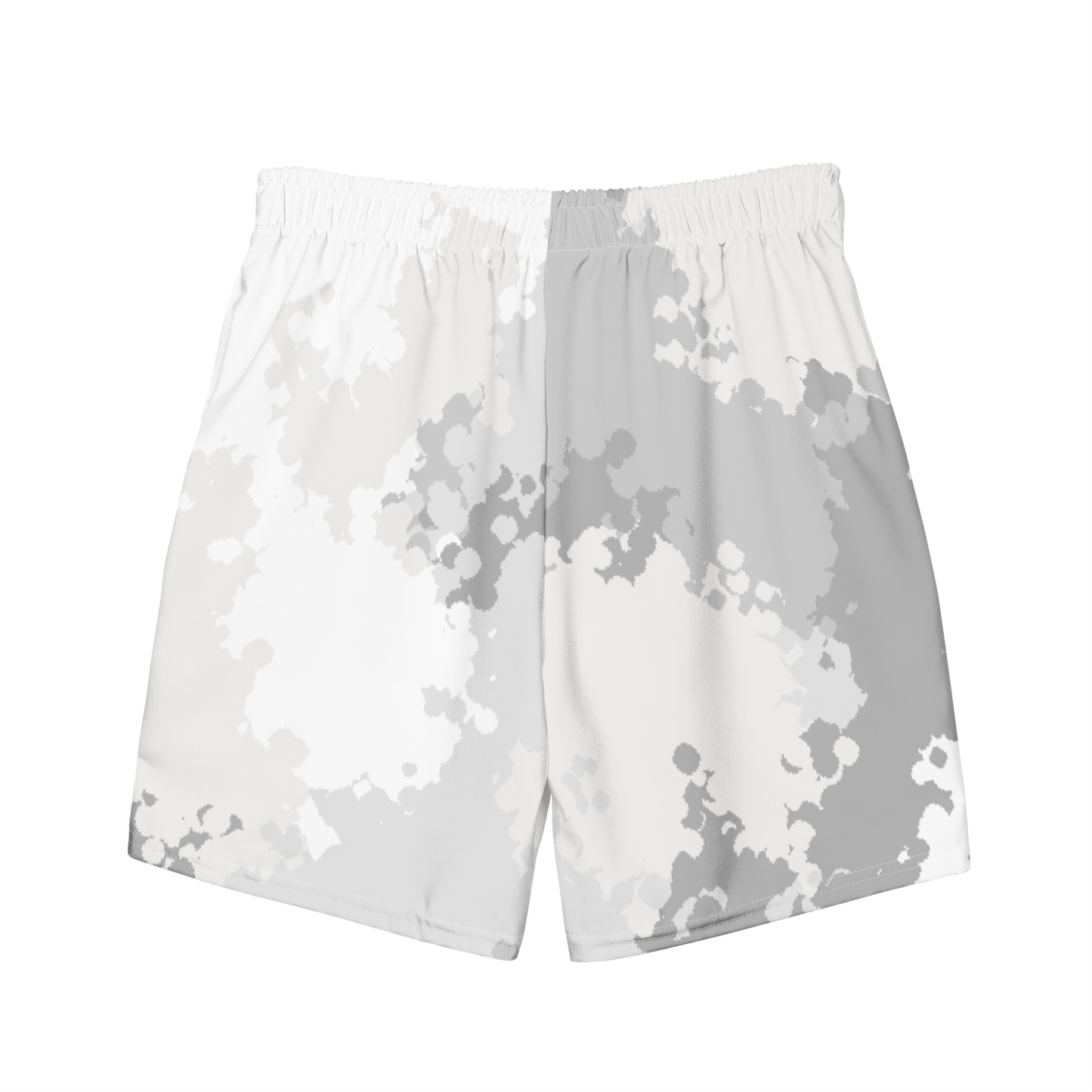 Michigan Upper Peninsula Men's Swim Trunks (w/ UP USA Flag ) | Snow Camo