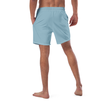 Michigan Upper Peninsula Men's Swim Trunks (w/ UP USA Flag ) | Opal Blue