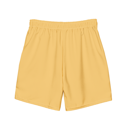 Michigan Upper Peninsula Men's Swim Trunks (w/ UP USA Flag ) | Citrine