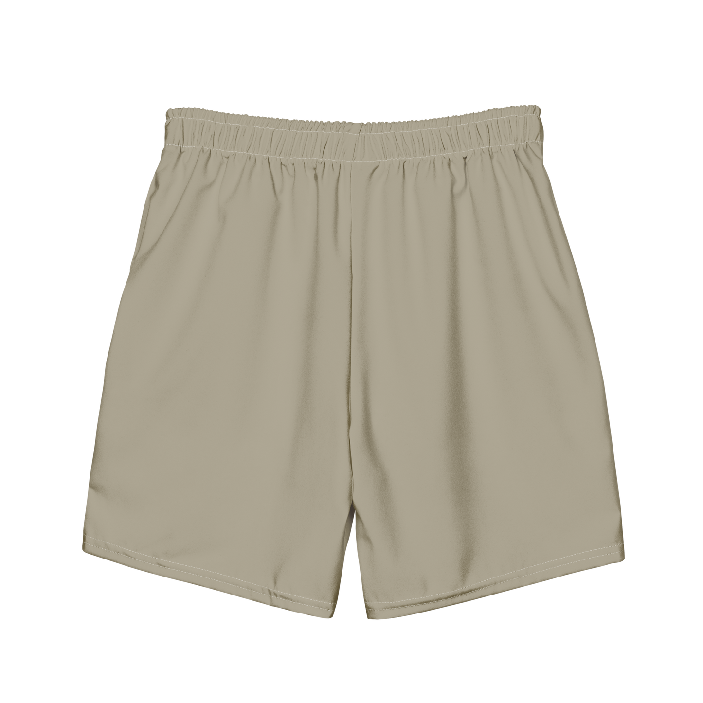 Michigan Upper Peninsula Men's Swim Trunks (w/ UP USA Flag ) | Petoskey Stone Beige