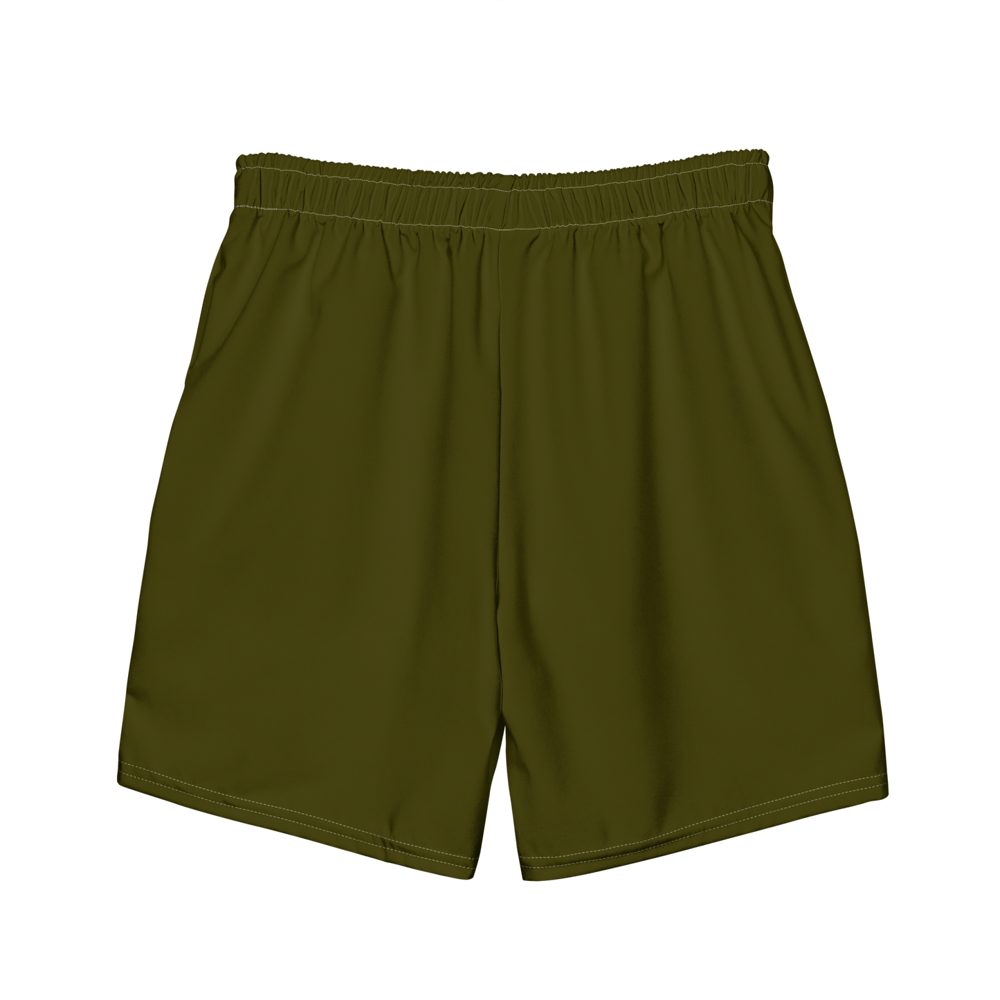 Michigan Upper Peninsula Men's Swim Trunks (w/ UP USA Flag ) | Military Green