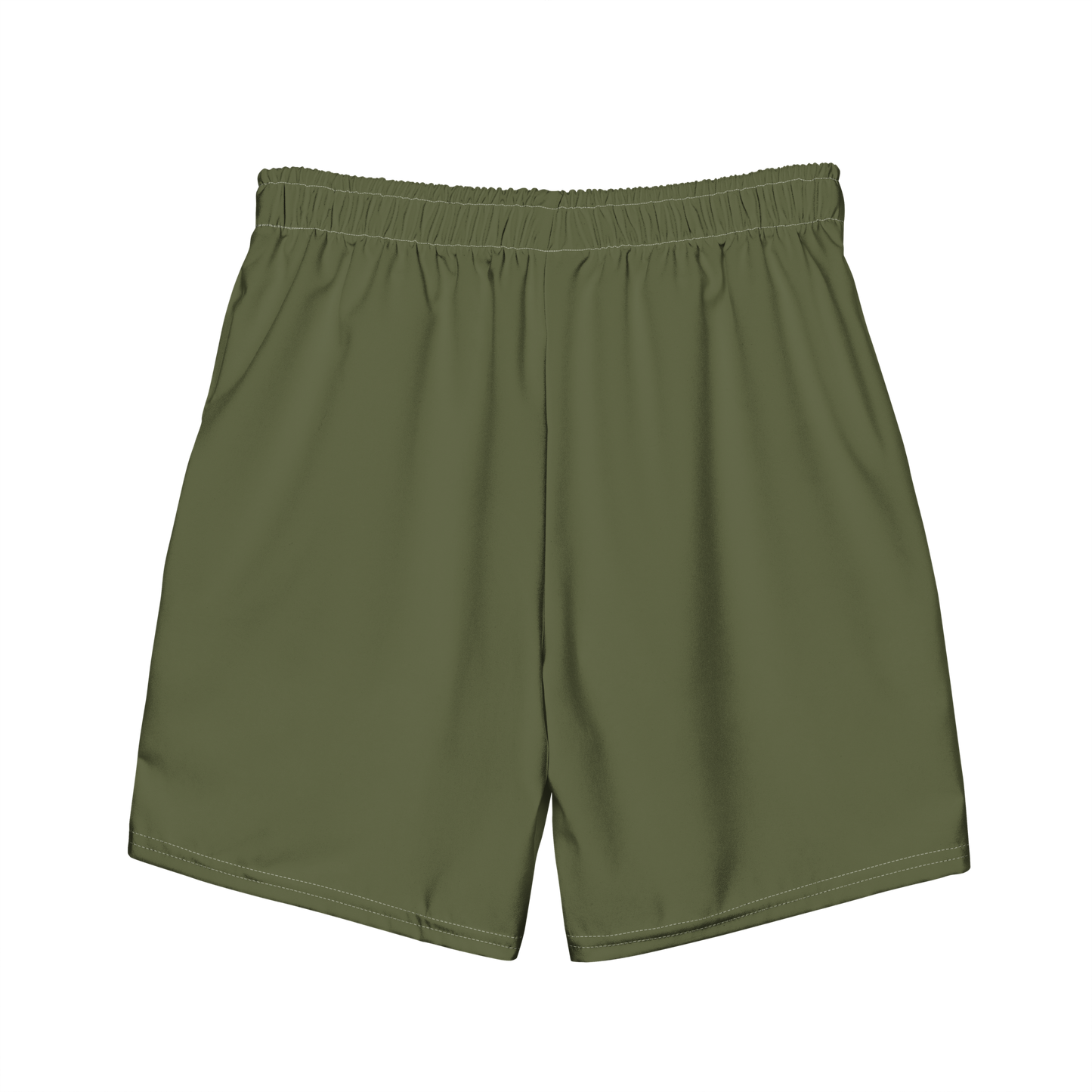 Michigan Upper Peninsula Men's Swim Trunks (w/ UP USA Flag ) | Army Green