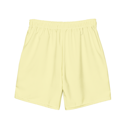 Michigan Upper Peninsula Men's Swim Trunks (w/ UP USA Flag ) | Canary Yellow