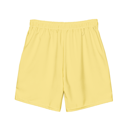 Michigan Upper Peninsula Men's Swim Trunks (w/ UP USA Flag ) | Cherry Yellow