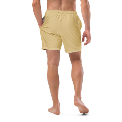 Michigan Upper Peninsula Men's Swim Trunks (w/ UP USA Flag ) | Maple