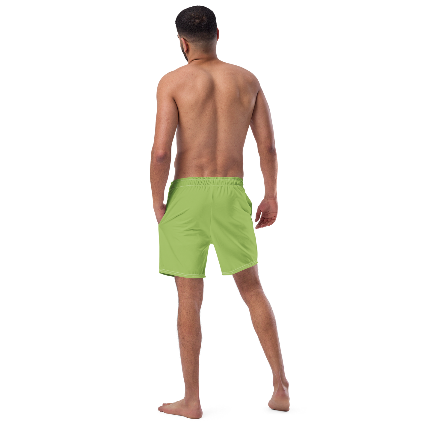 Michigan Upper Peninsula Men's Swim Trunks (w/ UP USA Flag ) | Gooseberry Green