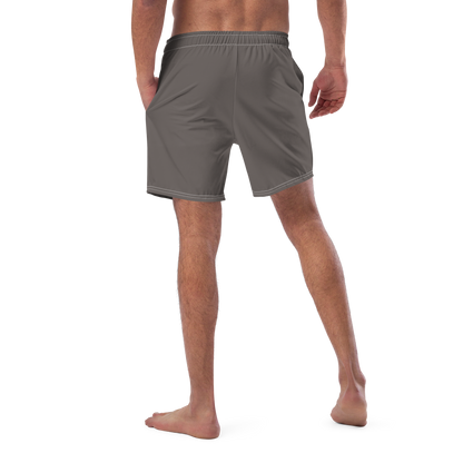 Michigan Upper Peninsula Men's Swim Trunks (w/ UP USA Flag ) | Warren Tank Grey