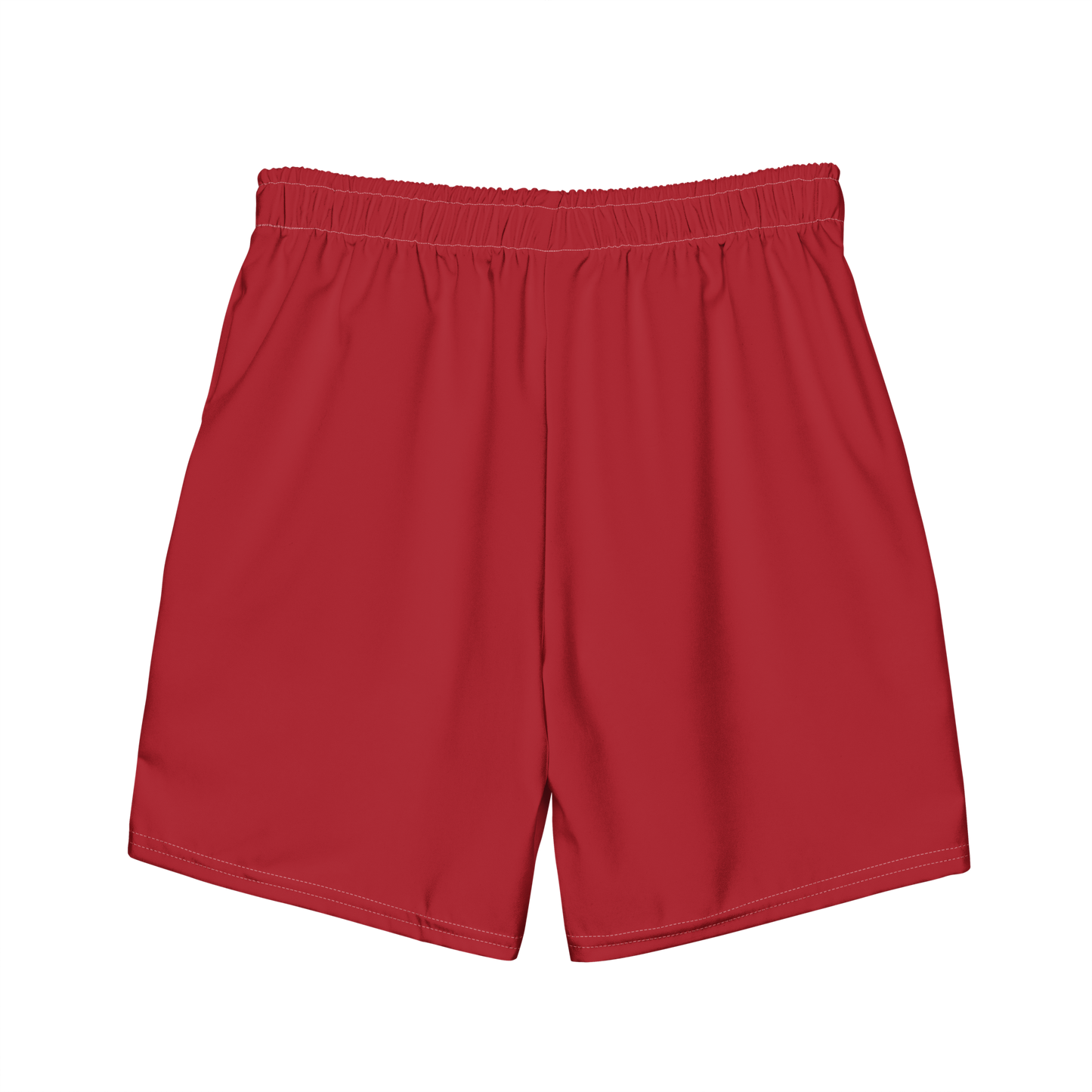 Michigan Upper Peninsula Men's Swim Trunks (w/ UP USA Flag ) | Thimbleberry Red