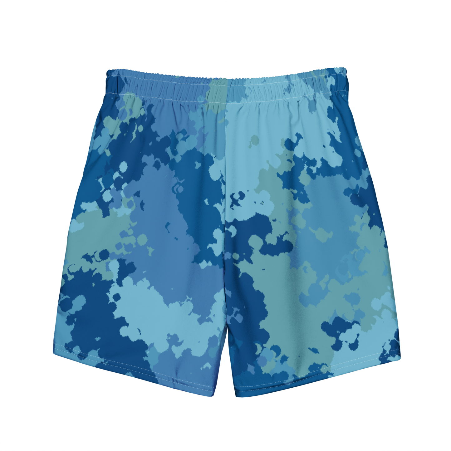 Michigan Upper Peninsula Men's Swim Trunks (w/ UP Outline) | Great Lakes Camo