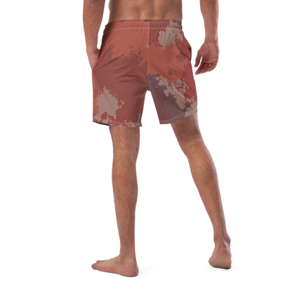 Michigan Upper Peninsula Men's Swim Trunks (w/ UP Outline) | Ore Dock Camo