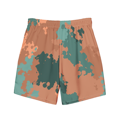 Michigan Upper Peninsula Men's Swim Trunks (w/ UP Outline) | Copper Country Camo