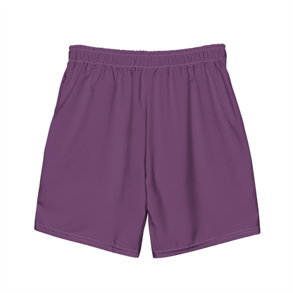 Michigan Upper Peninsula Men's Swim Trunks (w/ UP Outline) | Plum